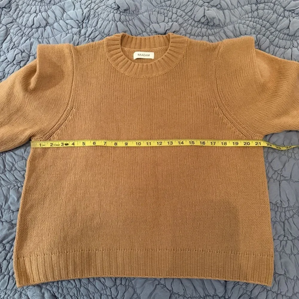 Naadam structured shoulder sweater